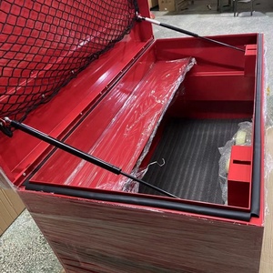 Cassetta Portautensili Universale da Cantiere, per Esterni, Bloccabile, Impermeabile, in Ferro Resistente, con <span class=keywords><strong>Cerniera</strong></span> in Acciaio Inossidabile, Dimensioni Personalizzabili, Contenitore per Stoccaggio - Product Image 2