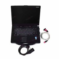 Ordinateur portable (bssy)2024 CF53 pour scanner de diagnostic Liebherr avec clé USB et logiciel SCULI Truck Excavator V2.13.3