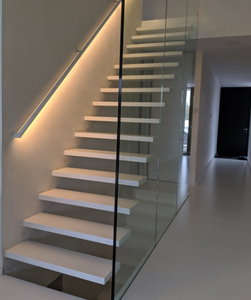 Prima câble garde-corps caché en acier Support étape et escalier Design minimaliste personnalisé escalier flottant - Product Image 4