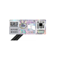 Etiqueta adhesiva de código QR personalizada con capa de rascado de respaldo adhesivo para etiqueta de producto adhesiva de electrónica y joyería