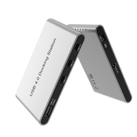 Station d'accueil USB 4.0 Thunderbolt 4 vers adaptateur USB Station d'accueil pour ordinateur portable Station d'accueil Hub USB-C
