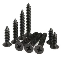 Vis autotaraudeuses en acier oxydé noir de haute qualité M14 M18 M2 M3 M4 Vis à tête plate pour cloisons sèches Fabricant
