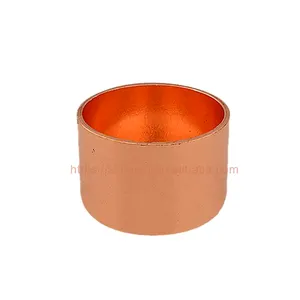 Tapa de tubo de cobre, accesorios de tubería, accesorios de tapa de extremo redondo, accesorios de refrigeración generales de junta de tubo de cobre