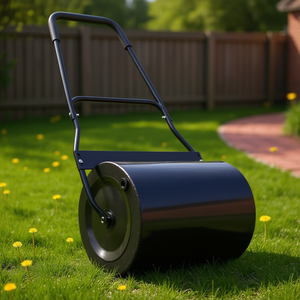 Rouleau de pelouse robuste de 16 gallons, tambour en métal pour pelouse, pour usage en jardin, avec garantie de 10 ans - Product Image 2