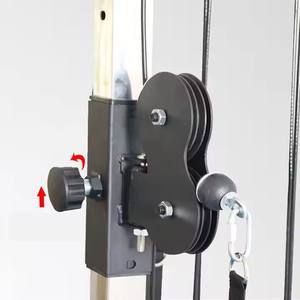 Estación de Cable de montaje en <span class=keywords><strong>pared</strong></span> de Venta caliente TOPTONS con sistema de <span class=keywords><strong>polea</strong></span> ajustable <span class=keywords><strong>polea</strong></span> única para gimnasio en casa - Product Image 4