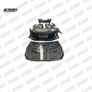 ICOOH Racing BRZ <span class=keywords><strong>VA</strong></span> Style Half Carbon anteriore diffusore lembi minigonne laterali parafango Spoiler alettone adatto per Toyota GT86 2013-2019 - Product Image 3