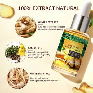 Lot de 5 produits essentiels pour les cheveux au gingembre : Shampoing hydratant, Gel douche, Crème capillaire et Crème de soin en gros - Product Image 3