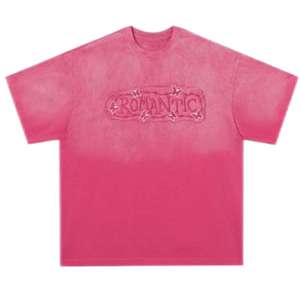 Patrón sólido Retro Acid Wash Gradient Sportswear Camiseta 100% algodón suelta manga corta Street Fashion de Y2K - Product Image 4