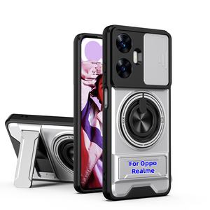 Fundas Protectoras para Teléfono Móvil con Soporte Deslizante para Cámara para Oppo Realme C55 C75 C71 C65 C51 15 Pro A60 A78 A17 A57 <span class=keywords><strong>A77</strong></span>, Fundas Resistentes a Golpes - Product Image 1