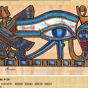 Traditional Egyptian Papyrus Scroll - Home <b>Keepsake</b> <b>Wedding</b> & Holiday Ornament Yadawee Brand - Product Image 1