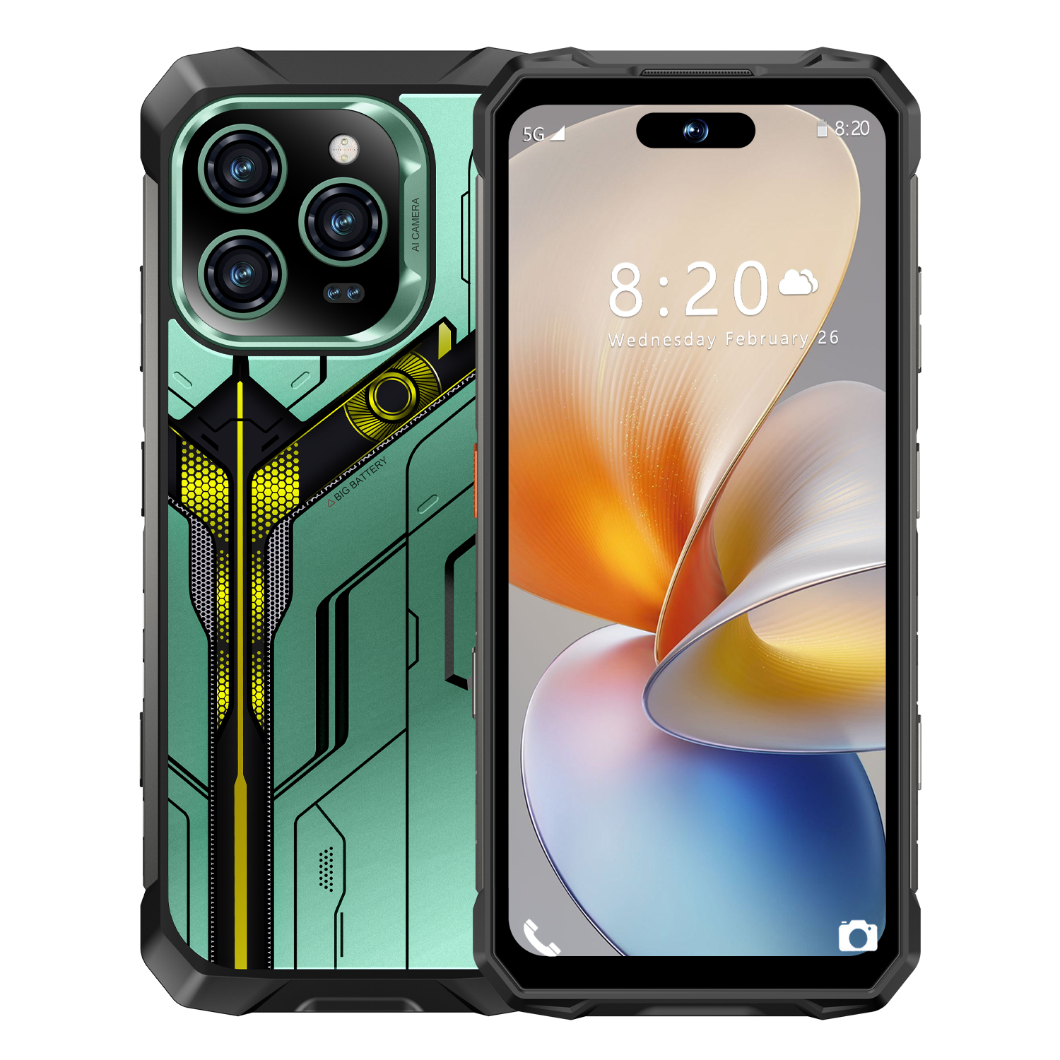 สีเขียว