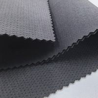Prix d'usine Tissu maille scuba sandwich œil-de-perdrix tricoté 270GSM 95% polyester 5% élasthanne pour veste, sweat à capuche, uniforme scolaire, automobile