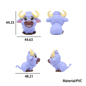 Set di Statuette Animali in PVC, <span class=keywords><strong>Amici</strong></span> della Fattoria, Confezioni Multiple per Regalo, Decorazione Scrivania, Collezione Giocattoli - Product Image 4