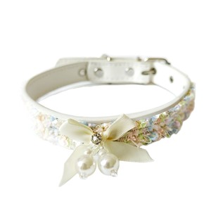 Collier pour animaux de compagnie avec nœud papillon, réglable, en PU, style princesse, élégant, multicolores, pour chien et chat - Product Image 3
