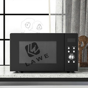 Horno microondas negro independiente <span class=keywords><strong>de</strong></span> 23l Función <span class=keywords><strong>de</strong></span> parrilla Pantalla digital para uso doméstico al aire libre Electrodoméstico <span class=keywords><strong>de</strong></span> cocina a precio económico - Product Image 4