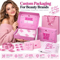 Boîte d'expédition en carton ondulé rose personnalisée OEM ODM à faible MOQ pour cosmétiques, soins de la peau, bijoux, mode, cadeaux, abonnements et petites entreprises