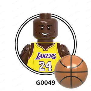 G0107 KT1021 Personnages célèbres Sports Star Basketball Super Stars Players Durant Harden Mini Toys Building Blocks For Kids Gift