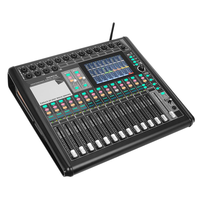 Mezclador de Audio Digital Profesional MD20/6 de 20 Canales, WiFi, BT, Pantalla Táctil de 7 Pulgadas, Alimentación Phantom de 48V, Montaje en Rack