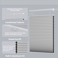 Persianas Celulares Modernas Motorizadas Eléctricas Integradas con Sistema de Apertura de Arriba a Abajo, Compatibles con Alexa y Google