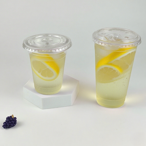 Dùng Một Lần Pet Rõ Ràng Uống Cup Dome Có Nắp Đậy 12/16 Oz Tường Đơn Bao Bì Nhựa Cho Nước Ép Cà Phê Đá Chai Nước Takeaway - Product Image 3