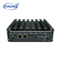 Onboad-ordenador industrial sin ventilador i5 7360u, miniordenador para señalización digital, OEM
