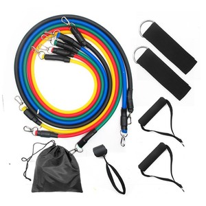 Ensemble de bandes de résistance Yi Qiao, 11 pièces, équipement d'entraînement multifonctionnel pour renforcement musculaire, extension pectorale, corde élastique, fitness - Product Image 1