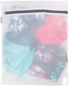 Amazon Bestseller Feine Weben Stoff Große Wäsche Mesh Waschen Tasche mit Zipper Verschluss für Zarte Waschmaschine und Trockner