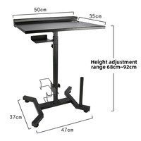 Console de travail multifonctionnelle en acier inoxydable pour tatouage, table de rangement pour encres et pigments, maquillage permanent, services de sourcils, utilisation facile