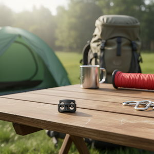 2穴バレルプロ仕様プラスチック製伸縮性バンジーランヤードロープアクセサリーABSストッパーバックルコードロック長方形ビーン型トグル - Product Image 4