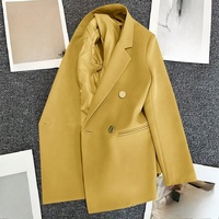 Vente en gros – Nouvelle collection printemps-automne – Manteau décontracté pour femme style coréen, couleur bonbon, coupe ajustée, inspiré des célébrités d'Internet