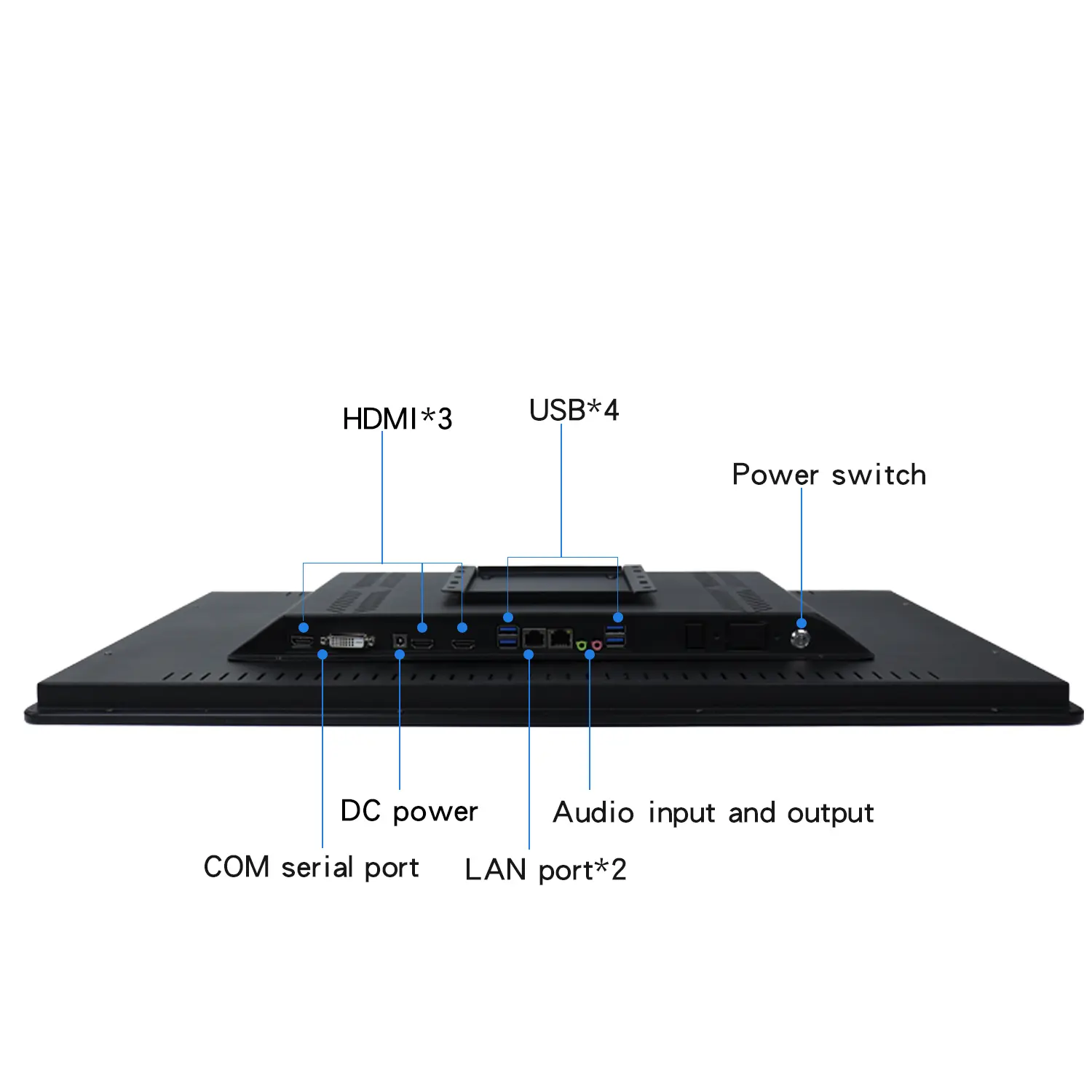 Layar sentuh led lcd, 18.5 inci 1920*1080 kapasitif permainan arcade, layar sentuh monitor game komputer IP65 industri pc bingkai terbuka