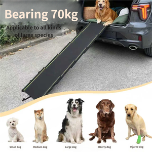 <span class=keywords><strong>Outdoor</strong></span> Auto Teleskop-Hunderampe Leiter Metall Faltbare Haustier Ein- und Ausstiegs-Hilfe - Product Image 5