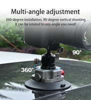 Promotion : Ventouse simple en métal CNC pour verre, accessoire de pompe manuelle avec vis 1/4 et 3/8 pour supports