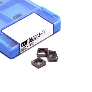 Inserto de Carburo CNC DINGLI CCMT060204-TF con Recubrimiento PVD/CVD, Herramienta de Torneado Interno para Aplicaciones de Acero/Acero Inoxidable en Tornos CNC - Product Image 2