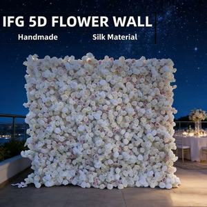 Rollo de Fondo de Pared de Flores Artificiales 5D de 8x9 pies para Pascua, Acción de Gracias, Bodas, ¡Gran Oferta! - Product Image 5