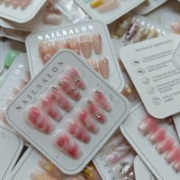 Muestras Disponibles, Uñas Acrílicas Hechas a Mano con Diseño Aleatorio para Tiendas de Uñas