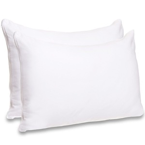 ปลอกหมอนผ้าฝ้ายคุณภาพสูง 100% รูปทรงสี่เหลี่ยมผืนผ้า พร้อมซิปปิด ลายถักเรียบ สำหรับใช้ในบ้าน โรงแรม และโรงพยาบาล - Product Image 3