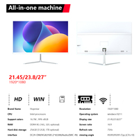 Hot Selling Cheap All in One PC Computer I3 I5 I7 Consumer Office Gaming Desktop PC Gaming/educational 23.8 Inch