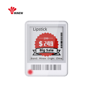 Minew 3-MÀU E-ink 1.54inch epaper ESL ble5.0 điện tử nhãn Kệ ESL hệ thống eink hiển thị kỹ thuật số giá Tag cho bán lẻ - Product Image 3