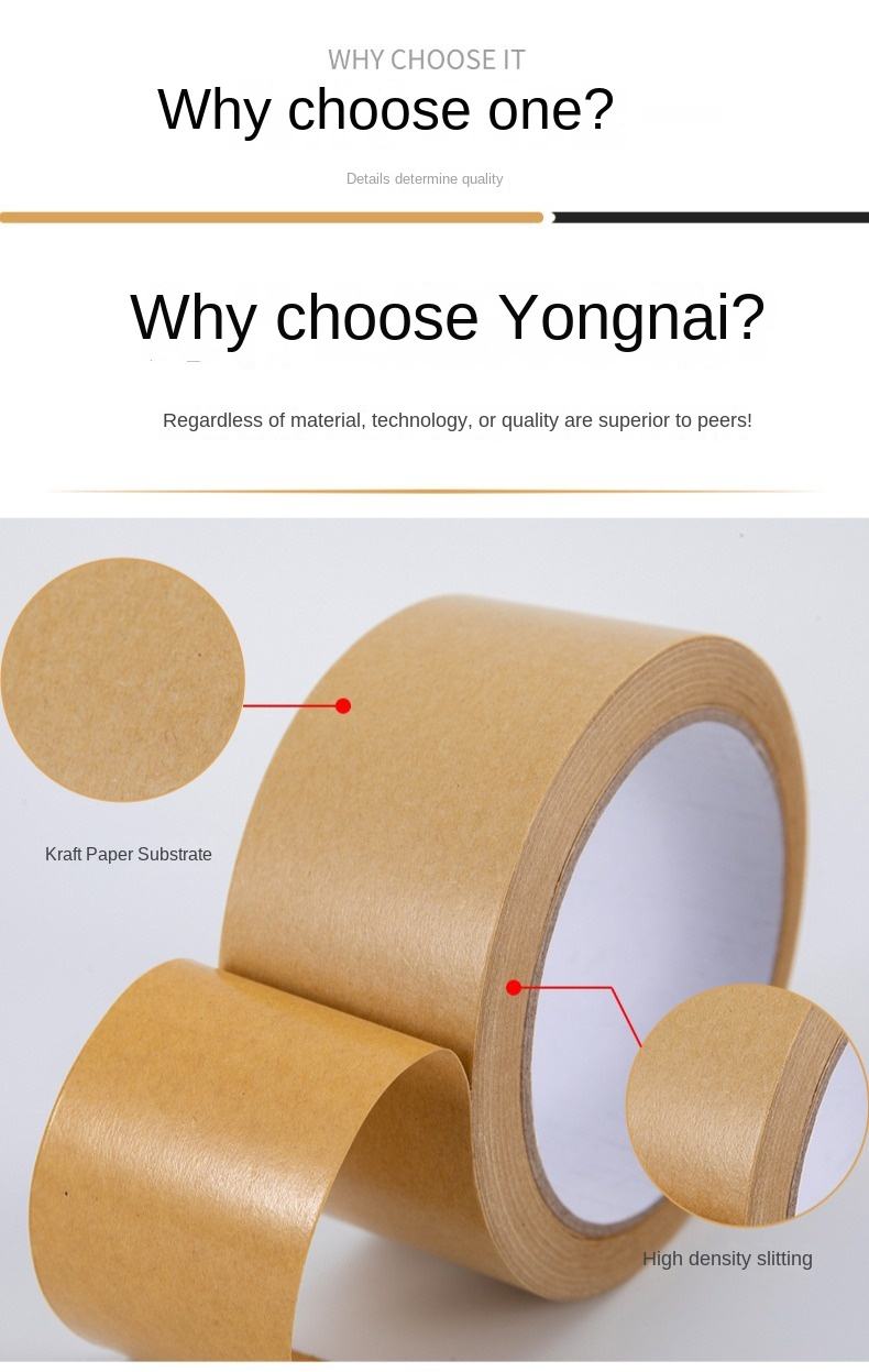 Bande sans eau de papier d'emballage; largeur 20mm * 50m-largeur 20mm * 50m