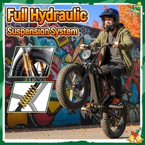 R002 OEMV8 cyclomoteur électrique Fatbike Eu Stock 20 pouces vélo électrique 1200w Bicicleta Electrica haute vitesse Ebike - Product Image 2