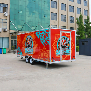 รถพ่วงขายอาหารเร็วรุ่นใหม่ Chammp สำหรับธุรกิจขายฮอทดอก พิซซ่า เบอร์เกอร์ ซุ้มขายอาหารเคลื่อนที่ รถขายของ - Product Image 6