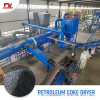 Séchoir rotatif à tambour pour coke de pétrole vert, haute capacité, équipement de séchage de coke de pétrole vert