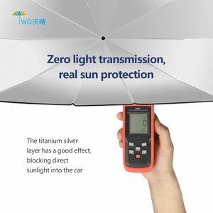우산처럼 맞춤형 휴대용 접이식 자동차 자외선 차단 차양 수동 제어 액세서리 - Product Image 6