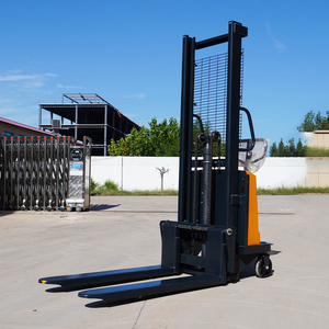 इलेक्ट्रिक पैलेट ट्रक मैनुअल फोर्कलिफ्ट सुविधाजनक मैनुअल पैलेट लिफ्ट स्टेकर - Product Image 5