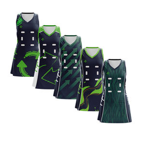 Vêtements de tennis respirants personnalisés pour filles, vente en gros, impression par sublimation OEM, robe de netball - Product Image 4