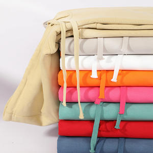 Y2K Logo personnalisé personnalisé blanc plaine Gym tirer sur noir coton lourd hommes sweats à capuche surdimensionnés fabricants - Product Image 5