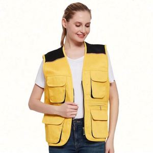 Gilet de travail multi-poches pour homme, de haute qualité, personnalisé, pour le camping, la pêche à la mouche, vêtement d'extérieur d'été, imperméable - Product Image 3
