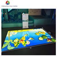 Projection mobile tout-en-un intérieur/extérieur AR Floor System LED Display Kids 'Amusement Center