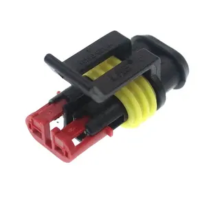 282080-1 AMP SUPER SELO 1.5 MILÍMETROS CONECTOR HABITAÇÃO 2 conector do fio pin